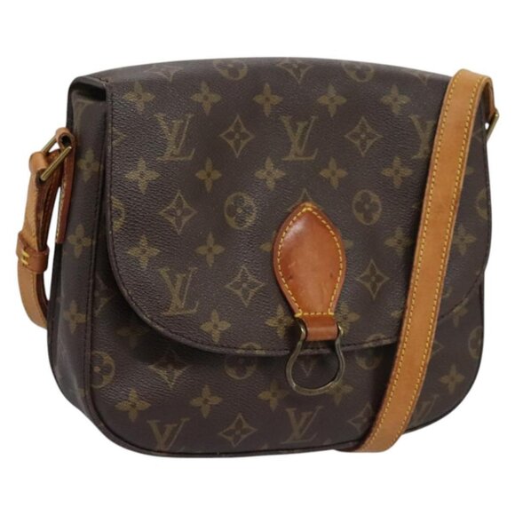 LOUIS VUITTON Monogram Saint Cloud GM Shoulder Bag M51242 LV Auth 113428 - Picture 1 of 16